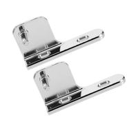 Mobestech Lot de 2 Charnières Réglables Métalliques pour Porte de Réfrigérateur-Congélateur Professionnel, 35 MM, Gauche, Pièces de Rechange Robustes pour Congélateur et Chambre Froide, Kit