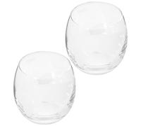 Mobestech Lot De 2 Gobelets À Boissons En Verre Transparent Avec Carte Du Monde Imprimée, 450ML, Résistants À L’Usure, Faciles À Nettoyer, Pour Maison, Bureau Et Bar