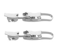 Mobestech Lot De 2 Loquets À Bascule En Acier Inoxydable Pour Charnière D'armoire, Loquet De Seau, Pince Verrouillable Pour Accessoires Des Industries Alimentaires Et Pharmaceutiques