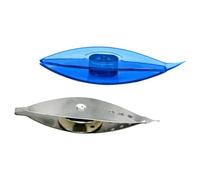 Mobestech Lot de 2 Navettes à Frivolité en Métal et Plastique Transparent, Outils de Tricotage et Tissage DIY, Accessoires Couture pour Travaux Manuels et Artisanat, Taille Moyenne, Usage