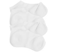 Mobestech Lot De 2 Paires De Chaussettes Hydratantes Moyennes En Tissu Élastique Blanc Et Beige Pour Pieds Secs Et Crevassés, Soin De Spa Pour Femmes, Usage Nocturne Et Protection Des Pieds