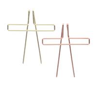 Mobestech Lot de 2 Pinces Porte-Partitions en Métal Rose Doré et Or Clips de Pages pour Partitions Musicales Support Compact pour Pupitre de Piano et Lecture de Musique Accessoires pour