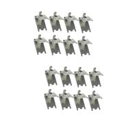 Mobestech Lot de 2 Supports Détagères pour Réfrigérateur Et Congélateur Clips Métalliques pour Réfrigérateur Et Congélateur 8 Pièces