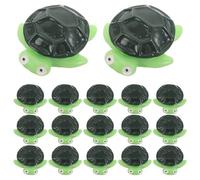 Mobestech Lot de 20 Figurines de Tortues Marines en Résine Décor Miniature pour Aquarium et Terrarium Ornements Réalistes pour Micro-Paysage Décoration D’Aquarium et Jardin Petite