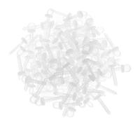 Mobestech Lot de 200 Capuchons Transparents pour Boules de Noël en Plastique Diamètre 36 X 10 CM Embouts Décoratifs Résistants à L'Abrasion Accessoires Suspendus pour Décoration et