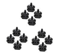 Mobestech Lot De 3 Adaptateurs De Fixation pour Griffe Porte-Accessoire pour Trépied Vis 1/4-20 pour Appareils Photo Et Caméscopes 4 Pièces X 3