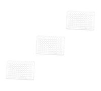 Mobestech Lot De 3 Plaques De Culture Cellulaire À 96 Trous Résistantes À La Chaleur Pour La Recherche Scientifique En Laboratoire