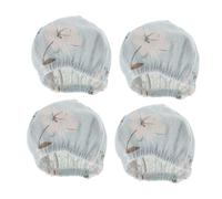 Mobestech Lot De 4 Couvercles En Tissu Coton Respirant Pour Panier De Fermentation Pain Au Levain, Formes Ronde Et Ovale 16x6 Cm, Lavage Réutilisable, Pour Boulangerie Et Pâtisserie Maison