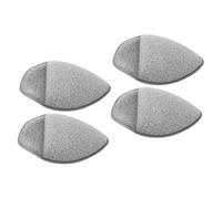 Mobestech Lot De 4 Éponges Nettoyantes Visage Goutte D'eau, Polyuréthane Non Latex, Exfoliant Précis, Pour Peau Sensible, Démaquillage Quotidien, Nettoyage Profond