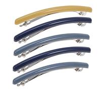 Mobestech Lot de 5 Pinces à Cheveux Colorées Bonbon, Clips Ressorts Moyens, Accessoires Cheveux Femmes Filles, Usage Quotidien, Matériaux Sûrs et Solide