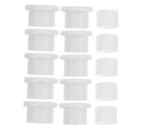 Mobestech Lot de 5 Sets de Sets de Embout Tringle en TPR et PVC pour Barre de Rideau sans Perçage Embouts de Tringle de Placard Faciles à Installer Adaptés Diamètre 32 Mm Décoration
