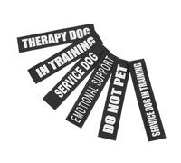 Mobestech Lot De 6 Paires D’Autocollants Réfléchissants en PU pour Gilet D’Animaux De Compagnie, Fixation Magique, Taille S, pour Promenade Nocturne, Adapté Aux Chiens