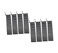 Mobestech Lot de 8 Paquet à Mangeoires pour Oiseaux Sauvages en Polyester, Filet Hexagonal 12x28 Cm, Paquet Suspendus à Cordon pour Nourrir Les Oiseaux du Jardin, Mangeoire Extérieure