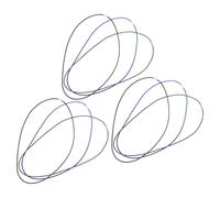 Mobestech Lot de 9 Bandes Élastiques en Caoutchouc pour Paquet Poubelle 70 CM de Circonférence Couleur Noir Bleu Vert Foncé Stabilisateurs Polyvalents pour Poubelles Domestiques