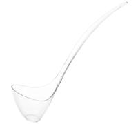 Mobestech Louche à Soupe Transparente En Pc Résistante Aux Chocs, Long Manche Ergonomique, Louche Réutilisable Multifonction, Cuillère Doseuse De Service, Adaptée Cuisine Et Buffet