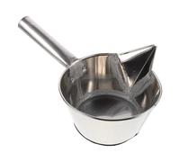 Mobestech Louche en Acier Inoxydable 1l pour Céramique avec Structure sans Soudure, Outil Industriel et Personnel pour Travaux de Poterie et Jardinage