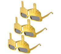 Mobestech Lunettes Amusantes de Fête Halloween en 3 Pièces Accessoires Décoratifs Colorés pour Adultes et Garçon et Lunettes de Cosplay pour à Thème et Festivals