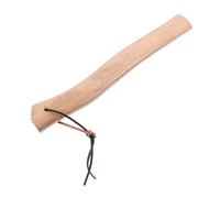 Mobestech Manche de Hachette Court en Bois de Hickory 32 Cm, Poignée Résistante aux Intempéries, Remplacement pour Outils de Camping et Haches, Accessoire Pratique pour Usage Extérieur