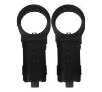 Mobestech Manchon à Anneau D'échelle Télescopique Accessoire de Remplacement Facile à Installer en Abs Noir Améliore la Stabilité pour Échelle Pliante
