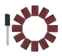 Mobestech Manchons Abrasifs avec Tige Connectrice pour Ponçage Précis Métal et Tambour de Ponçage pour Outils Rotatifs