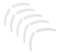 Mobestech Manchons Antidérapants en Caoutchouc Blanc pour Machines à Pinces Lot de 10 Pièces Universelles Protections Solide pour Pinces de Distributeurs Automatiques et Jeux D’Arcade