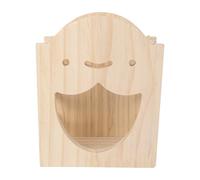 Mobestech Mangeoire pour Lapins Installation Facile product配件 Râtelier à Lapins en Bois Beige Protège la Nourriture de L’Urine Excréments, pour Cochons D’Inde et Petits Animaux