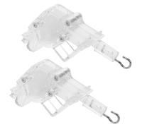 Mobestech Mécanisme D'inclinaison à Crochet pour Stores Lot de 2 Pièces Accessoires de Fenêtre en Plastique Baguette D'inclinaison pour Stores Pièce de Rechange Compatible Réglage Facile