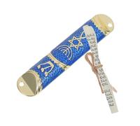 Mobestech Mezuzah en Métal Doré avec Parchemin Décoration Religieuse Juive pour Porte Design Artistique Et Délicat pour Maison 1 Pièce