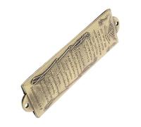 Mobestech Mezuzah Métallique Rétro Décoration de Porte Juive Bénédiction Hébraïque pour Maison Bureau