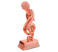 Mobestech Microphone Résine Prix de Meilleure Performance pour Concours de Chant Discours et Animation Récompense Polyvalente pour Garçon Fille et Adultes