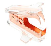 Mobestech Mini Arrache-Agrafes Portable en Métal Couleur Rose Doré Outil Robuste et Ergonomique pour Bureau et Maison Extracteur D’Agrafes Compact pour Fournitures de Bureau Usage Facile