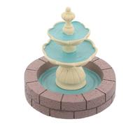 Mobestech Mini Fontaine de Bureau en Résine Fontaine d'Intérieur Compacte Cascade Apaisante Décoration Zen pour Bureau et Coin Cosy Ornementale Point d'eau Intérieur