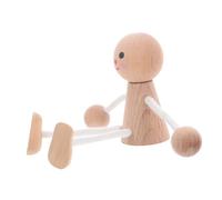 Mobestech Mini Wooden Peg Dolls DIY Art Figures Unfinished Decorative Wooden Peg Doll Toys For Painting Crafts Creative Projects And Holiday Party Decorations