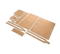 Mobestech Modèle de Mallette Soi-Même en Papier Kraft Résistant Kit de Gabarits de Porte-Documents et Patrons de Paquet Bandoulière Outils de Couture pour Création Artisanale de Paquet à