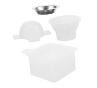 Mobestech Moule Résine pour Brûleur d'Arôme Époxy Style Moyen-oriental Décor de Table pour Yoga Spa Bureau Fabrication DIY Facile et Démoulage Flexible