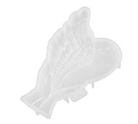 Mobestech Moule Silicone Flexible Forme Cœur avec Ailes pour DIY Moulage Époxy Décoration Murale Artisanale et Facile à Démouler