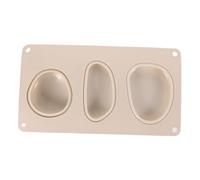 Mobestech Moule Silicone Ovale Forme Galets pour Fait Main Moule DIY Non Collant et Facile à Démouler Outil Créatif pour Artisanat Maison Couleur Aléatoire Couleur Aléatoire