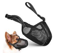 Mobestech Muselière Maille pour Chien Ajustable et Souple pour Prévenir Les Morsures et Assurer Confort
