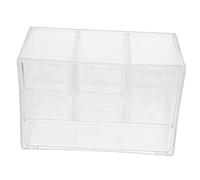 Mobestech Organisateur Cosmétique Tiroir Transparent Grand Format Boîte de Rangement en Plastique Empilable Polyvalente pour Bureau Salle de Bain Maquillage Accessoires de Table