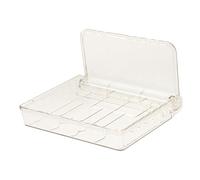 Mobestech Organisateur Mural Transparent Étagère Flottante pour Rangement Cosmétique de Stockage pour Salle de Bain Cuisine