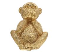 Mobestech Ornement De Singe en Résine Compact, Décoration De Singe Maison, Figurine De Bureau Créative Légère, Artisanat Robuste Adapté à Tout Intérieur