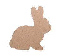 Mobestech Ornement Forme de Lapin Non pour Décoration de Table de Pâques Accessoire de Créatif pour Aménagement de Maison et Activités Manuelles Garçon Fille