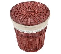 Mobestech Panier à Linge Tissé De Capacité Avec Couvercle Panier De Rangement Polyvalent Pour Vêtements Et Jouets Pour Organisation Intérieure