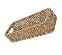 Mobestech Panier en Plastique Robuste et Résistant de Rangement Rectangulaire Cuisine Rustique et Organisation Élégante pour Couverts et Snacks