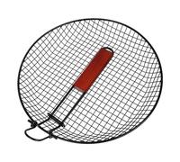 Mobestech Panier Grillades Extérieur Acier pour Légumes Viandes Panier à Friture Pliable pour Barbecue Camping