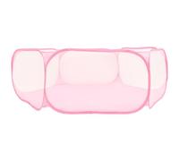 Mobestech Parc à Jeux Portable Pliable pour Petits Animaux, Tente de Jeu en Polyester Rose Paquet de Transport, Clôture Hexagonale pour Hamster, Lapin, Cochon D’Inde, Utilisation Intérieure