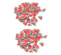 Mobestech Patch Pour Ongles En Pâte Polymère 5 Pièces, Tranche De Pastèque, Décoration Diy Pour Nail Art, Accessoire Pour Manucure Créative, Usage Professionnel Et Personnel