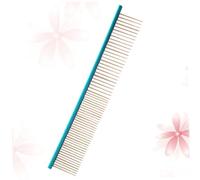 Mobestech Peigne pour Chien Professionnel en Acier Inoxydable Détachant, Grosse Taille Bleue, Toilettage Doux et Nettoyage, Fournitures pour Chiens, Adapté aux Poils Longs et Courts