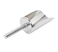 Mobestech Pelle à Glace en Acier Inoxydable Alimentaire, Pelle Multifonction Petite Taille sans Trous, Cuillère en Métal pour Glaçons, Farine et Riz, Outil la Cuisine Résistant et Facile