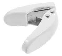 Mobestech Perforatrice Manuelle Trou Blanche Coupe-Papier Circulaire Compacte en Alliage Robuste Perforatrice pour Feuilles Mobiles Agenda et Scrapbooking Outil Artisanal pour Papier